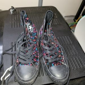 Converse women sequin sneakers size 8.5